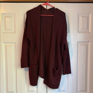 American Eagle Outfitters Deep Red Cardigan